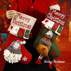 TeakVita Voice Blessing Large Christmas Candy Bag, Santa Snowman Stocking Gift - Only $24 (Was $39!)