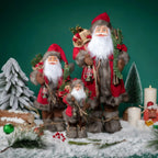 TeakVita Exclusive: 18" Handcrafted Woodland Santa Figurine – $49 (Was $69!)