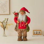 TeakVita Exclusive: 18" Handcrafted Woodland Santa Figurine – $49 (Was $69!)