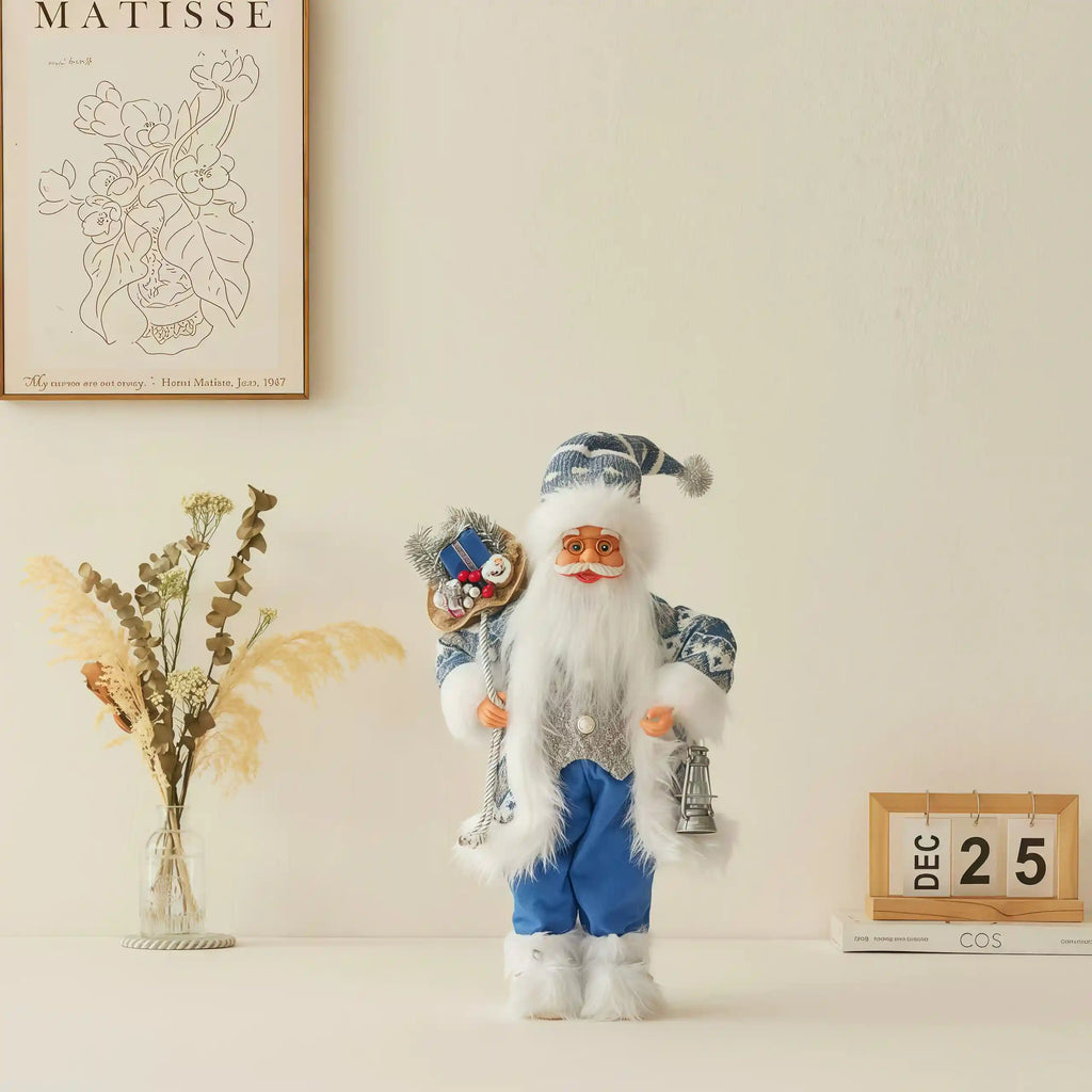 TeakVita Exclusive: 18" Handcrafted Woodland Santa Figurine – $49 (Was $69!)