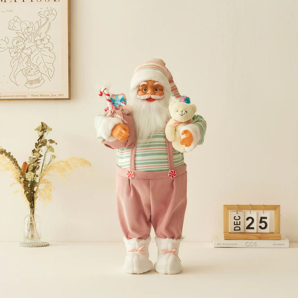 TeakVita Exclusive: 18" Handcrafted Woodland Santa Figurine – $49 (Was $69!)