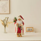 TeakVita Exclusive: 18" Handcrafted Woodland Santa Figurine – $49 (Was $69!)