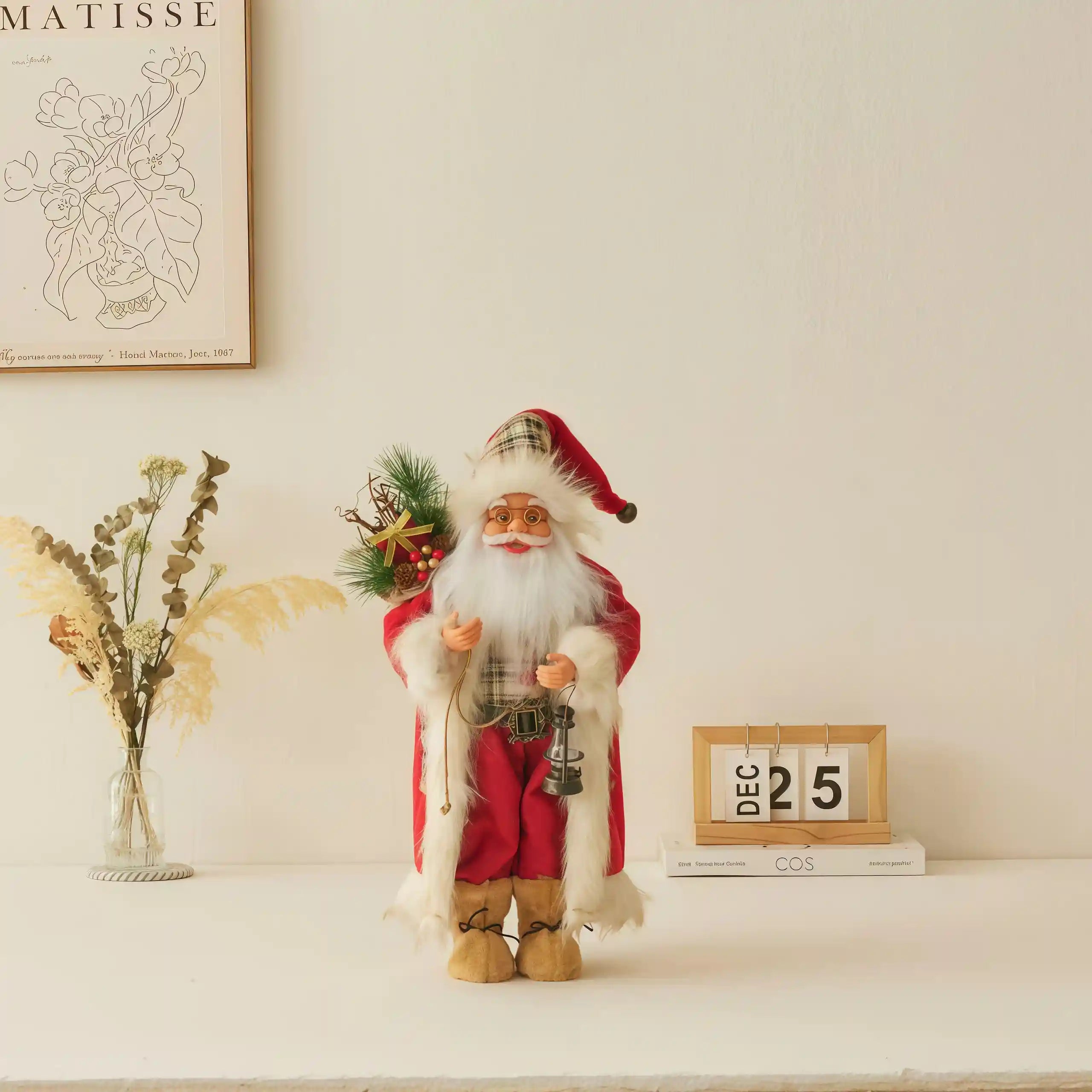 TeakVita Exclusive: 18" Handcrafted Woodland Santa Figurine – $49 (Was $69!)