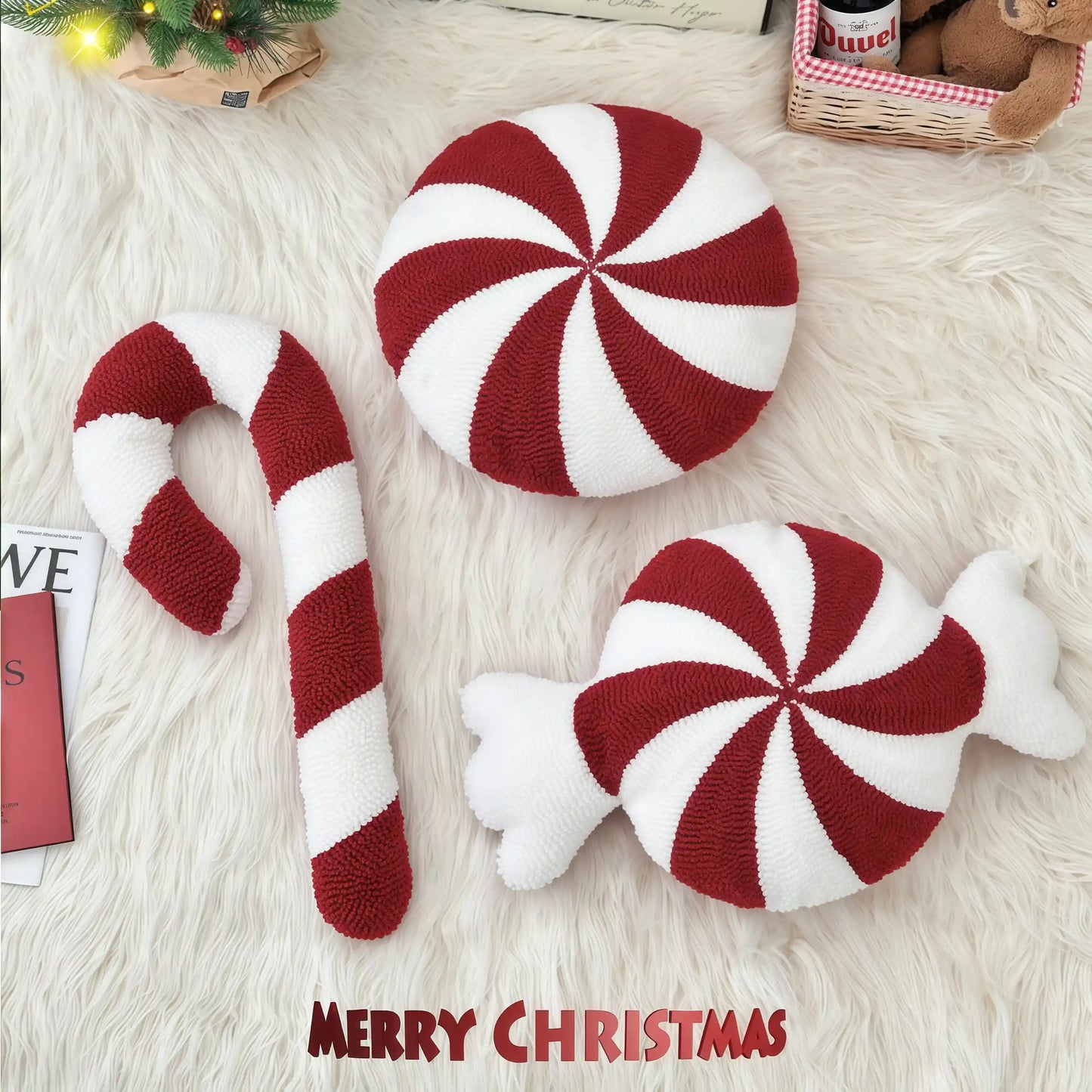 TeakVita Luxe Christmas Shaped Pillows 🎄✨