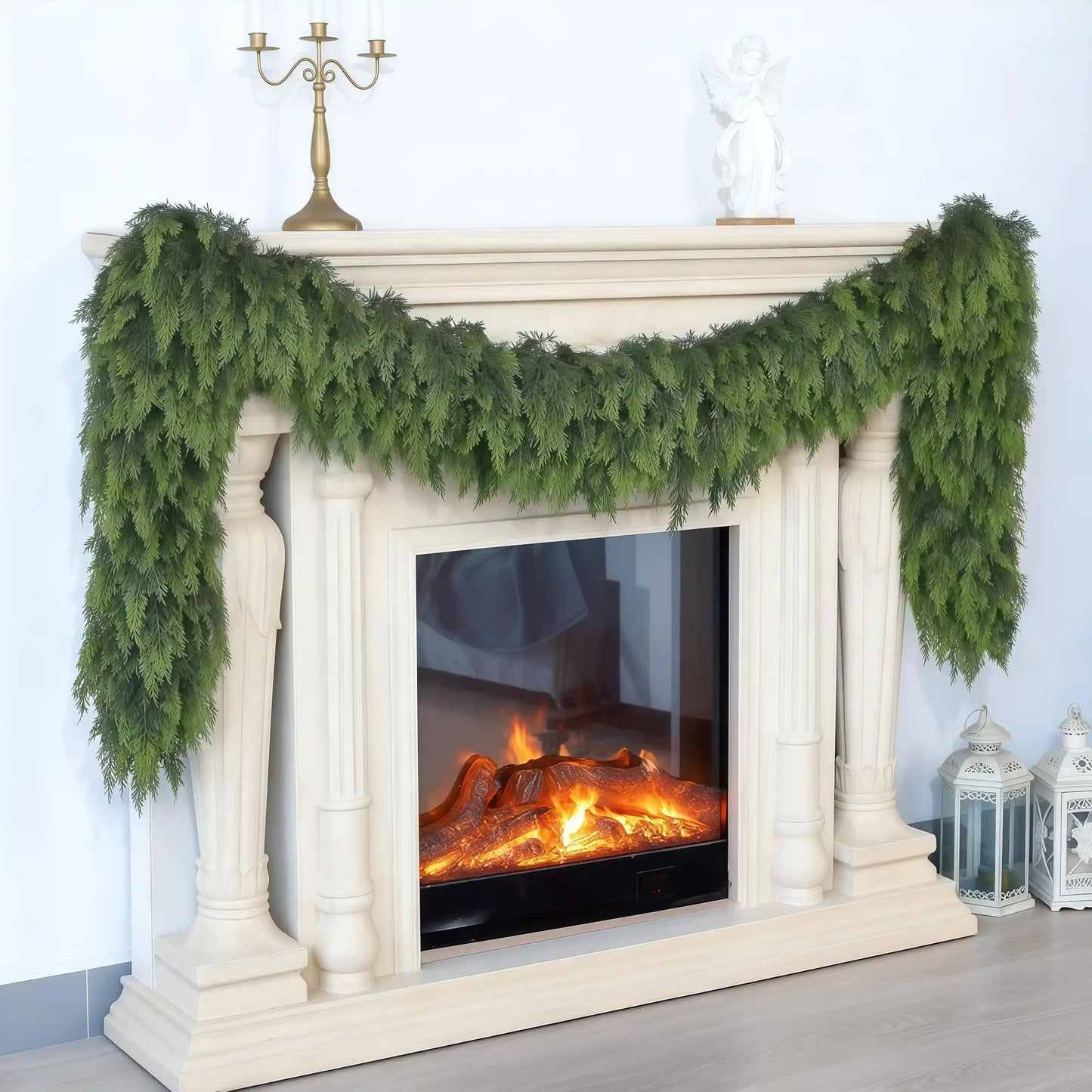 🎄 Christmas Deal: Eco-Friendly Lifelike Norfolk Pine Garland - From $39 (Was $59!)🎄