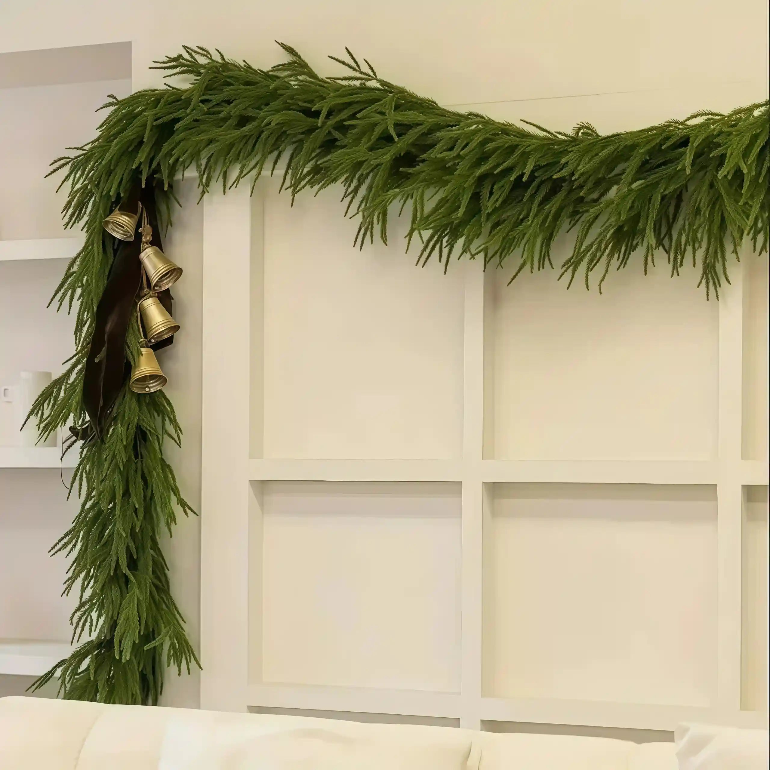 🎄 Christmas Deal: Eco-Friendly Lifelike Norfolk Pine Garland - From $39 (Was $59!)🎄