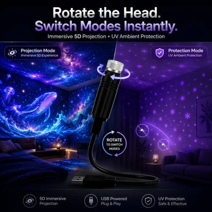 ⏰Last day Promotion 💥-Night Light Projector - Smart Holographic Star Projector