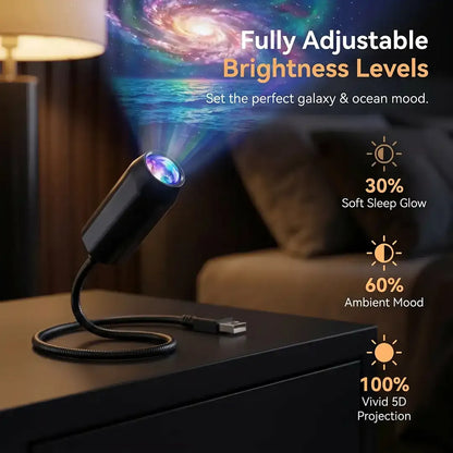 ⏰Last day Promotion 💥-Night Light Projector - Smart Holographic Star Projector